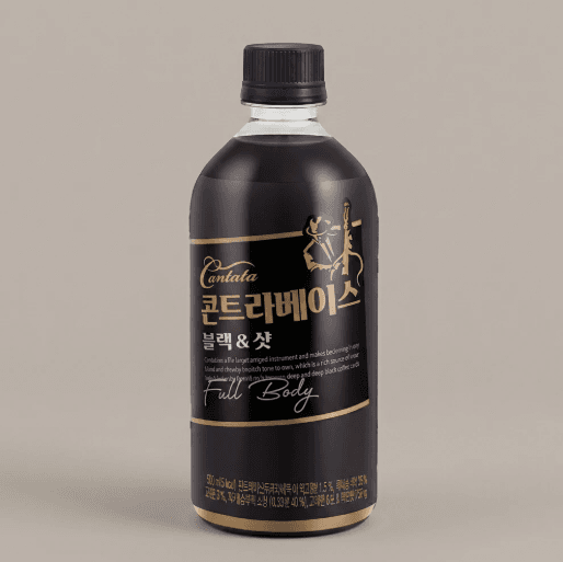 칸타타 콘트라베이스 블랙 샷 500ml 24캔