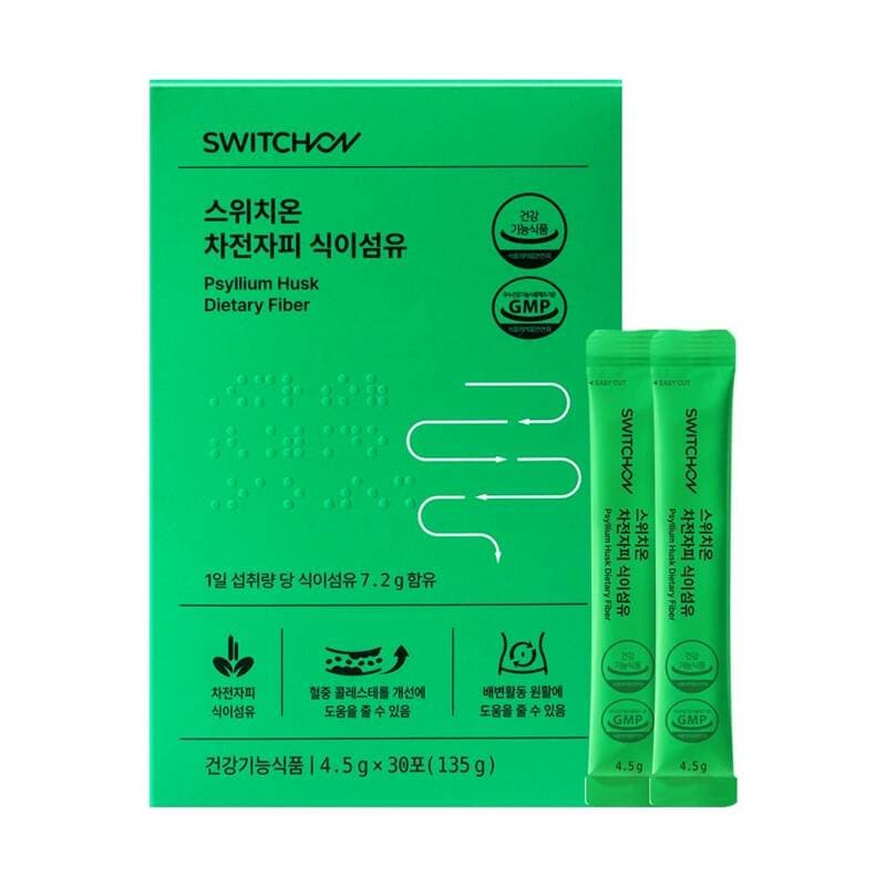스위치온 차전자피 식이섬유 30포