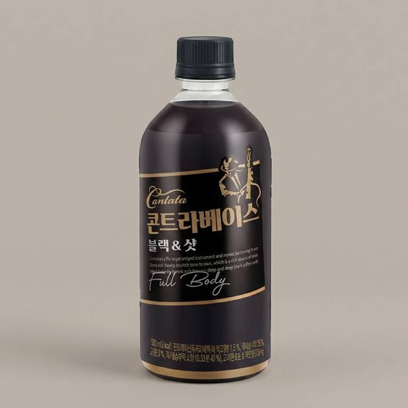 칸타타 콘트라베이스 블랙 샷 500ml 24개