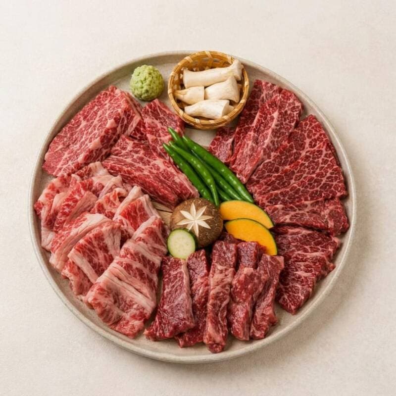 푸드워치 소고기 5종 모둠세트 초이스등급 1kg