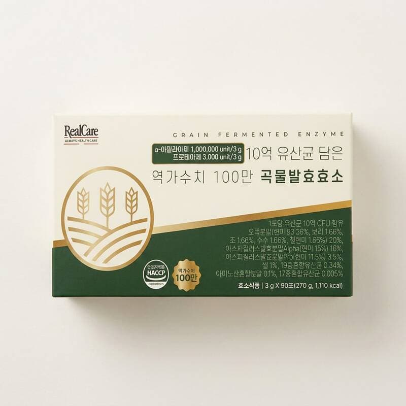 리얼케어 곡물발효효소 90포