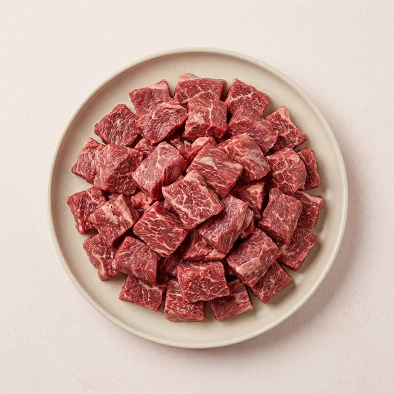 투뿔 한우 깔끔 국거리 1++ 1kg