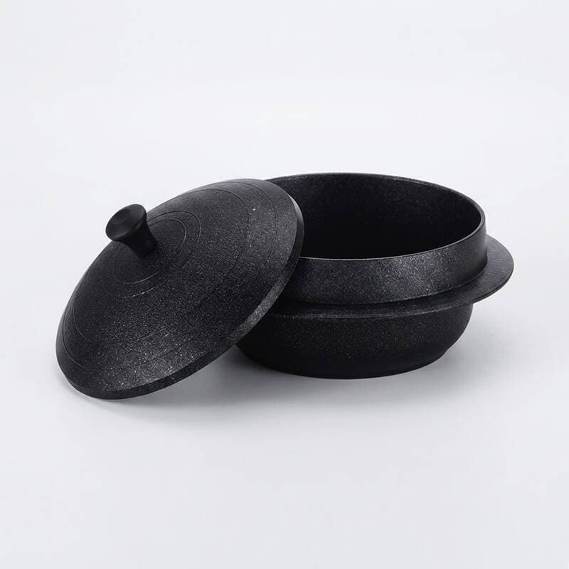 Lasena Marble Coating Pot 18cm Black