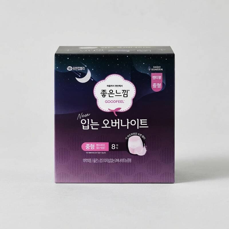 좋은느낌 오리지널 입는오버나이트 중형 8개입 4팩