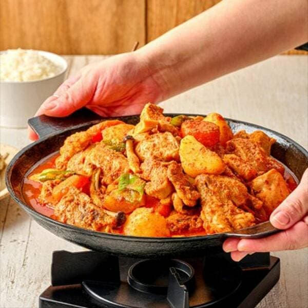 초록들 솥뚜껑 닭볶음탕 1kg 2개