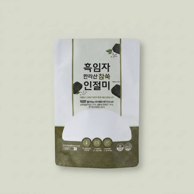 사임당푸드 정가네 흑임자 한라산 참쑥 인절미