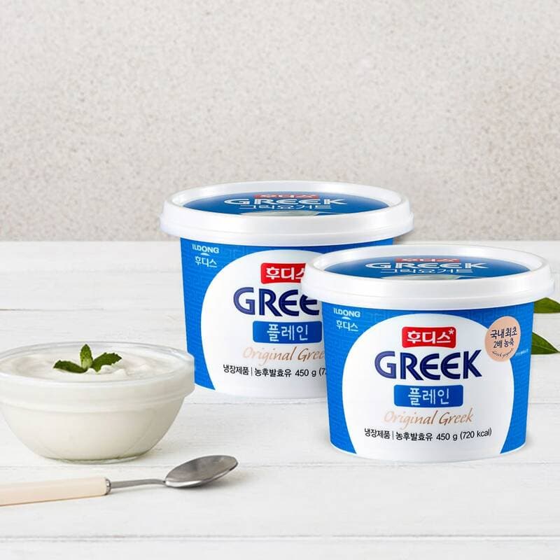 일동후디스 후디스 그릭요거트 플레인 450g 2개