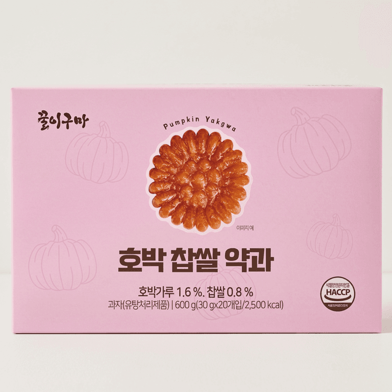 꿀이구마 호박 찹쌀 약과 30g 20개