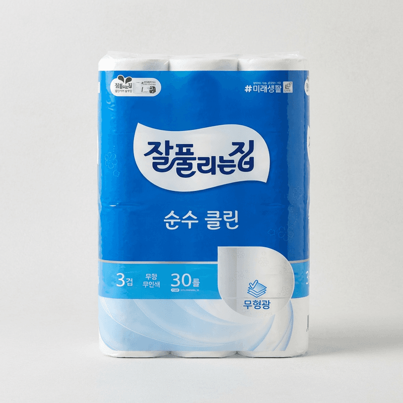 잘풀리는집 순수 클린 30롤 2팩