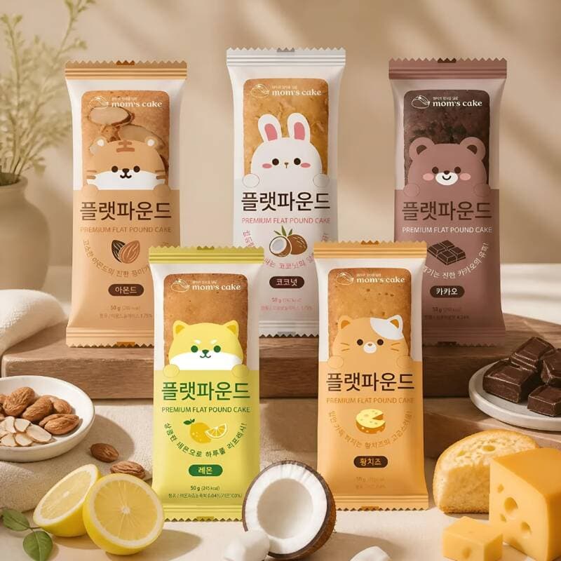 맘스케이크 플랫파운드 혼합 50g 20개