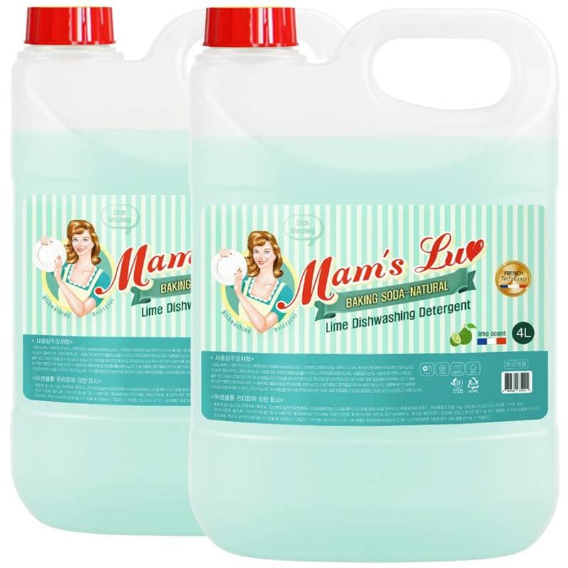 맘스럽 라임 주방세제 4L 2개