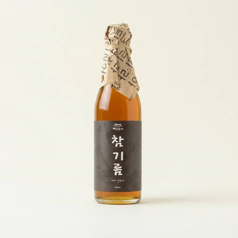 백년본가 통참깨 참기름 350ml