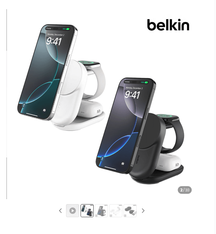 벨킨 Qi2 25W 3in1 폴더블 무선충전기