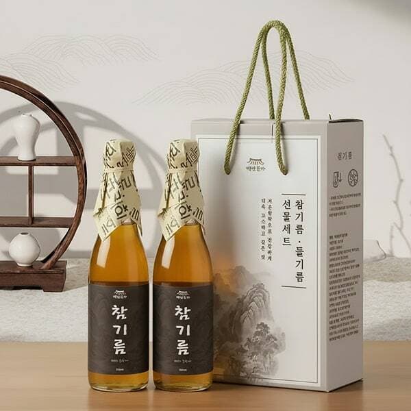 백년본가 통 참깨 참기름 선물세트