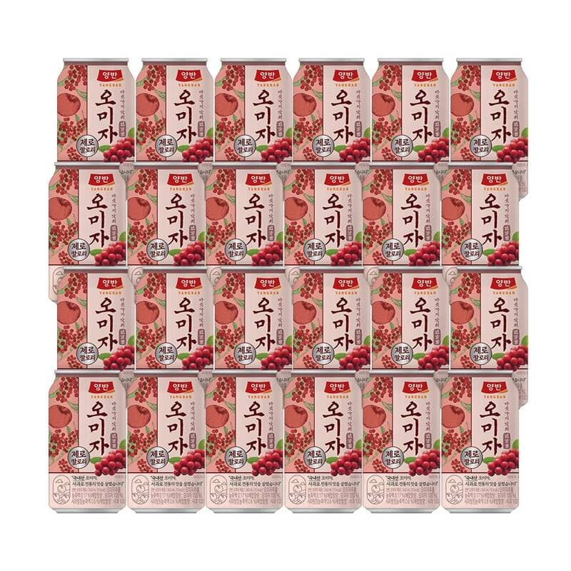 양반 오미자 제로 340ml 24개