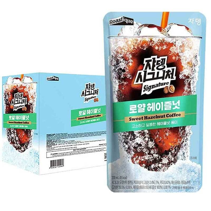 쟈뎅 시그니처 헤이즐넛 커피 230ml 10개