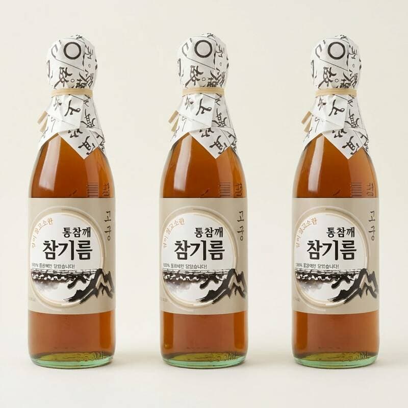 고궁 통참깨 참기름 350ml 4개