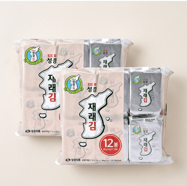 지도표 성경김 재래 식탁김 4g 24봉