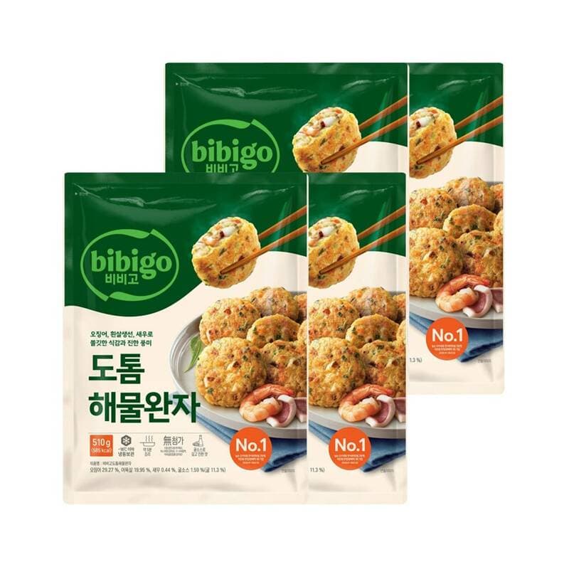 비비고 도톰해물완자 510g 4개
