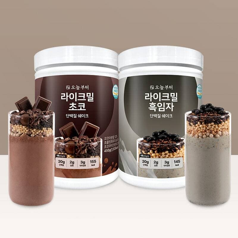 라이크밀 단백질 쉐이크 450g 2종