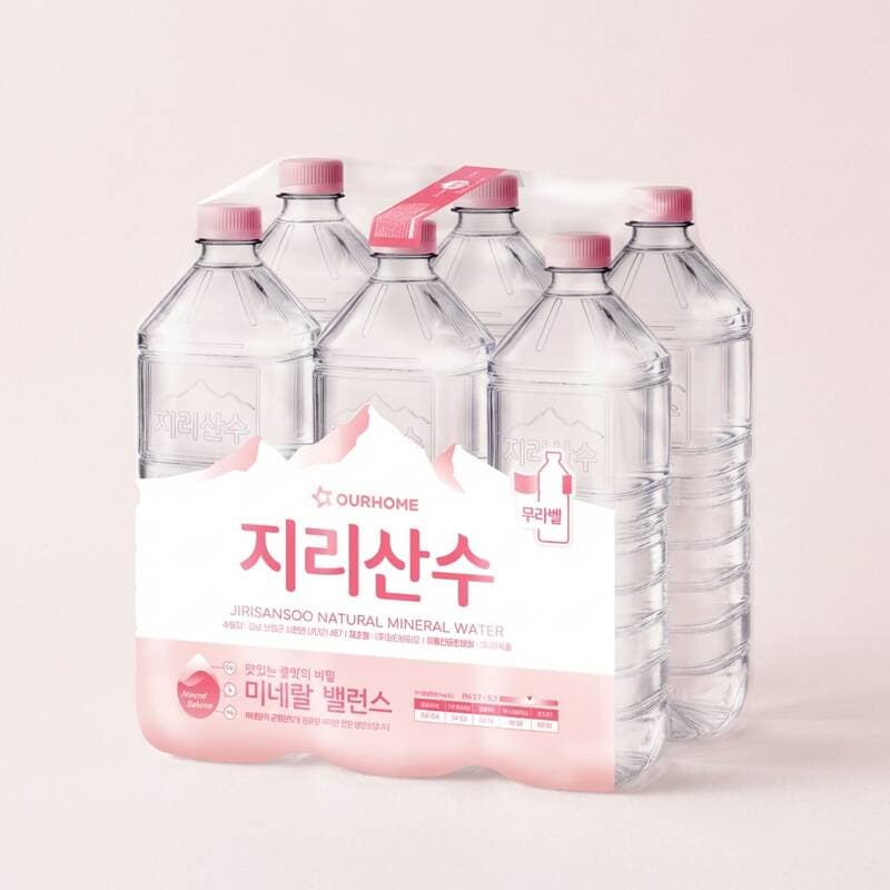 지리산수 생수 2L 18개