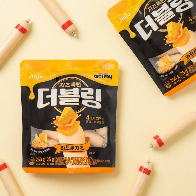 진주햄 천하장사 더블링 콰트로치즈 3개