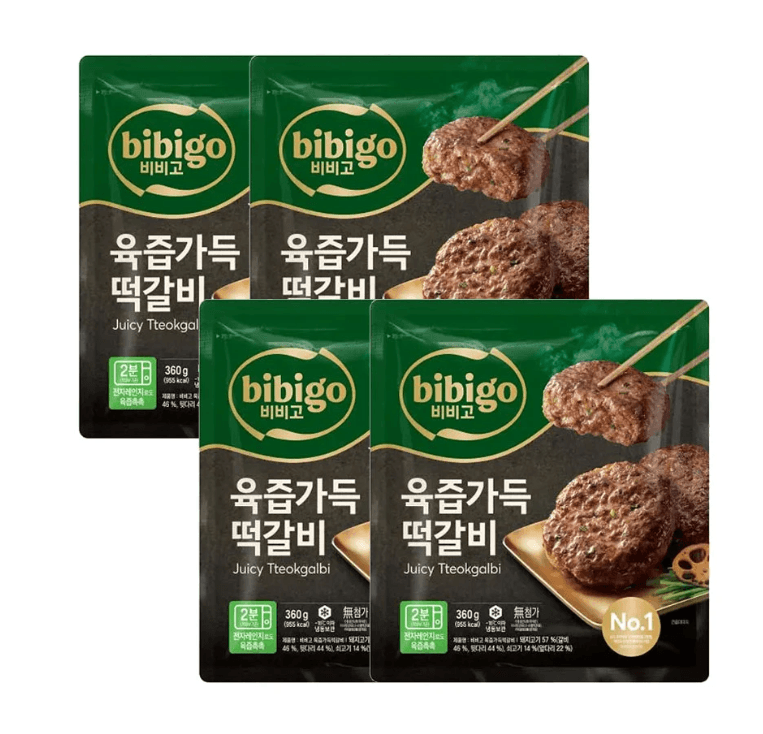 비비고 육즙가득 떡갈비 4개