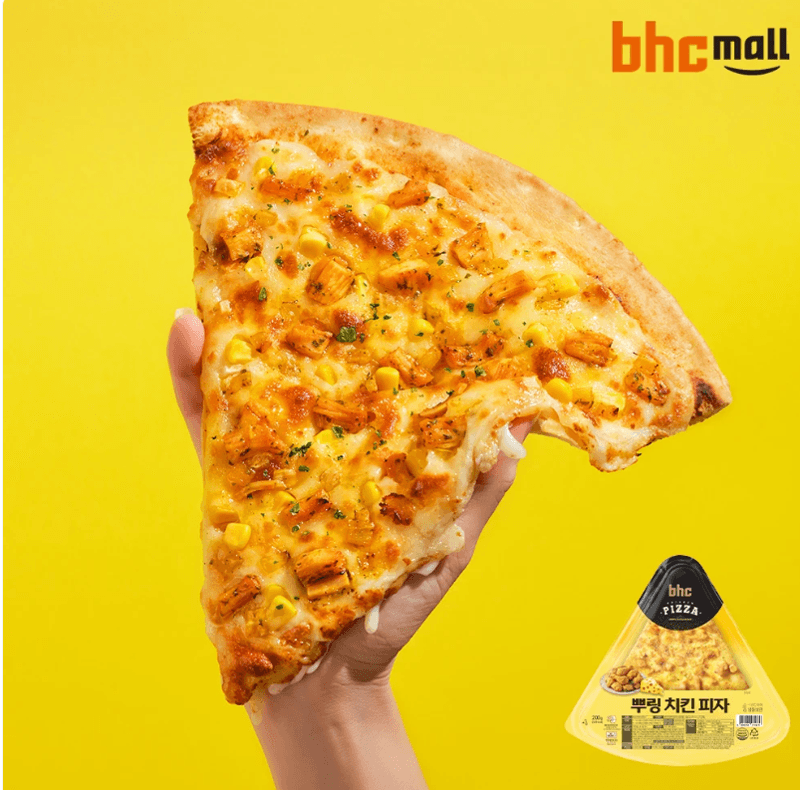 BHC 뿌링치킨피자 200g 5팩
