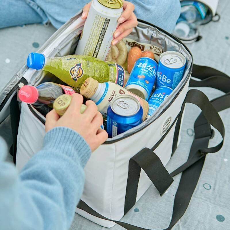 알뜨리 보온보냉백 화이트 16L
