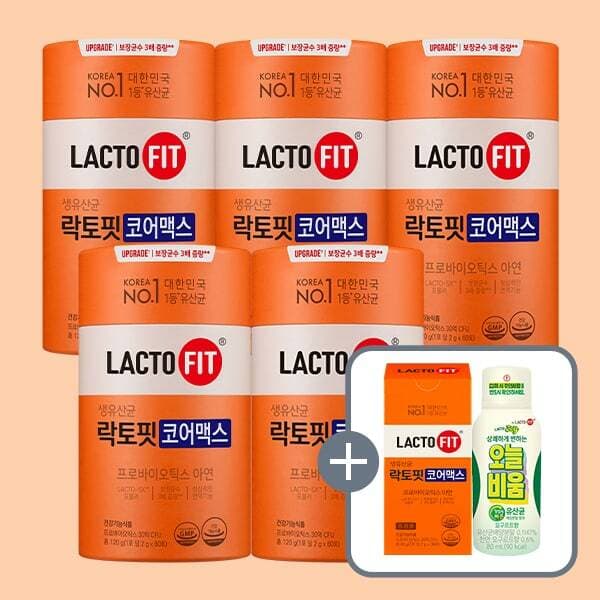 종근당건강 락토핏 코어맥스 60포 5통