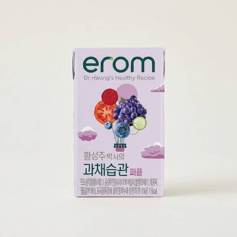 이롬 황성주 과채습관 퍼플 140ml 24개