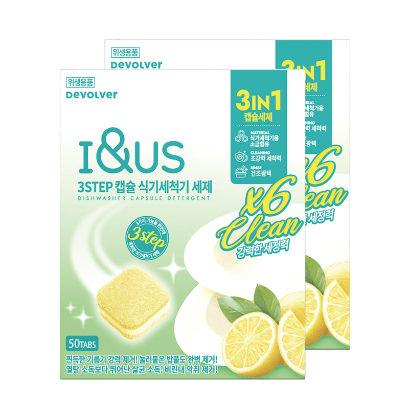 아이앤어스 식기세척기 타블렛 레몬향