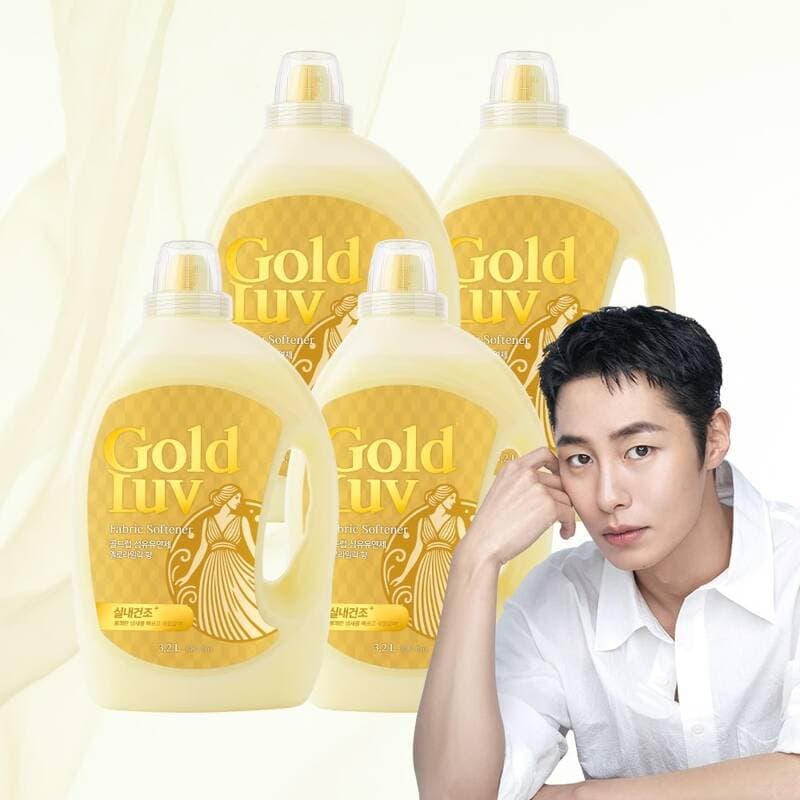 골드럽 섬유유연제 옐로라일락 3.2L 4개