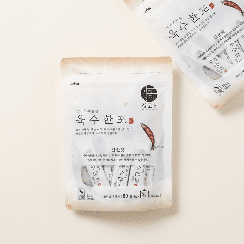 강고집 육수한포 진한맛 4g×20포 2봉