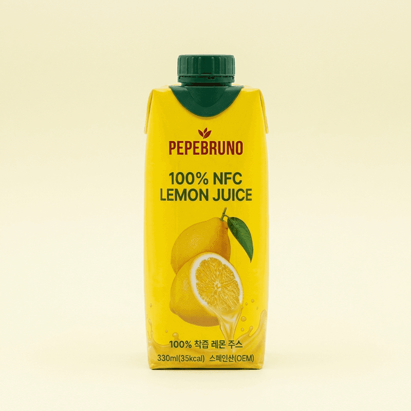 페페브루노 NFC 레몬즙 330ml 5개