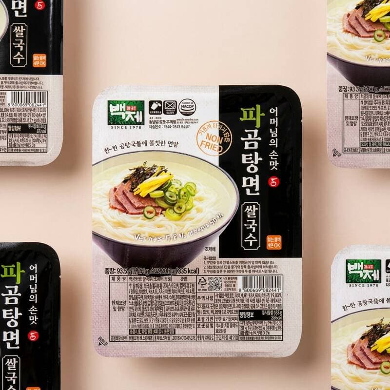 백제 파곰탕면 93.5g 20개입