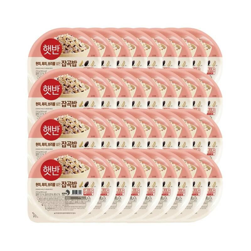 CJ제일제당 햇반 잡곡밥 210g 36개
