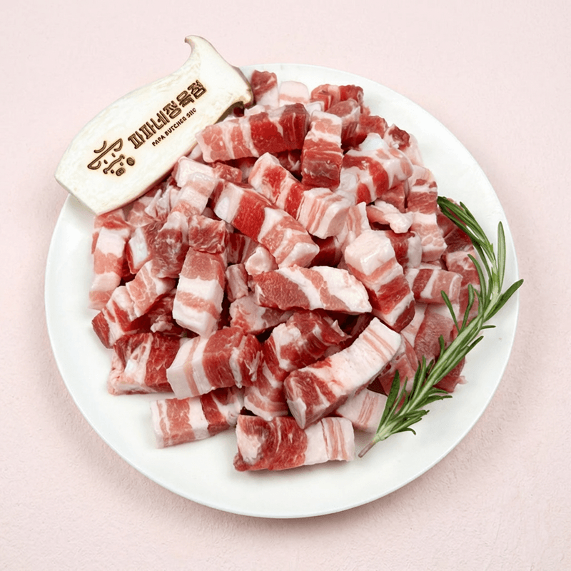 한입 삼겹살 500g 4개입