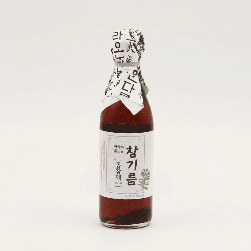 전통압착 통참기름 350ml 4개