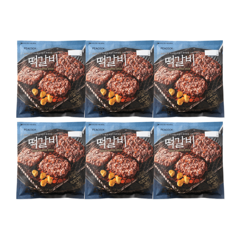 피코크 떡갈비 450g 6개