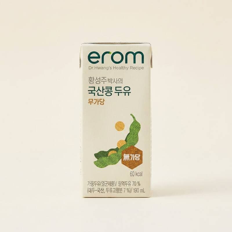 이롬 국산콩 무가당두유 190ml 72팩
