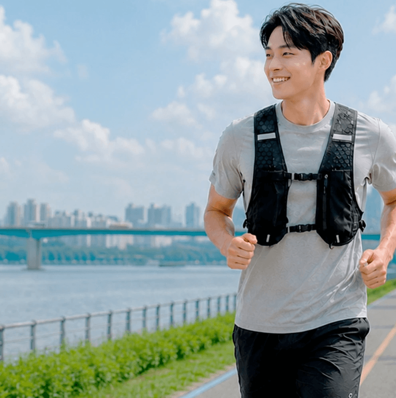 초경량 러닝 조끼 블랙
