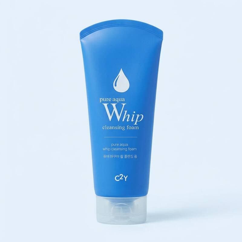 C2Y 퓨어 아쿠아 휩 클렌징 폼 120ml 4개