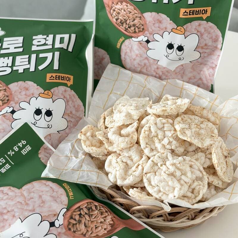 당연구소 스테비아 파로 현미 뻥튀기 5봉
