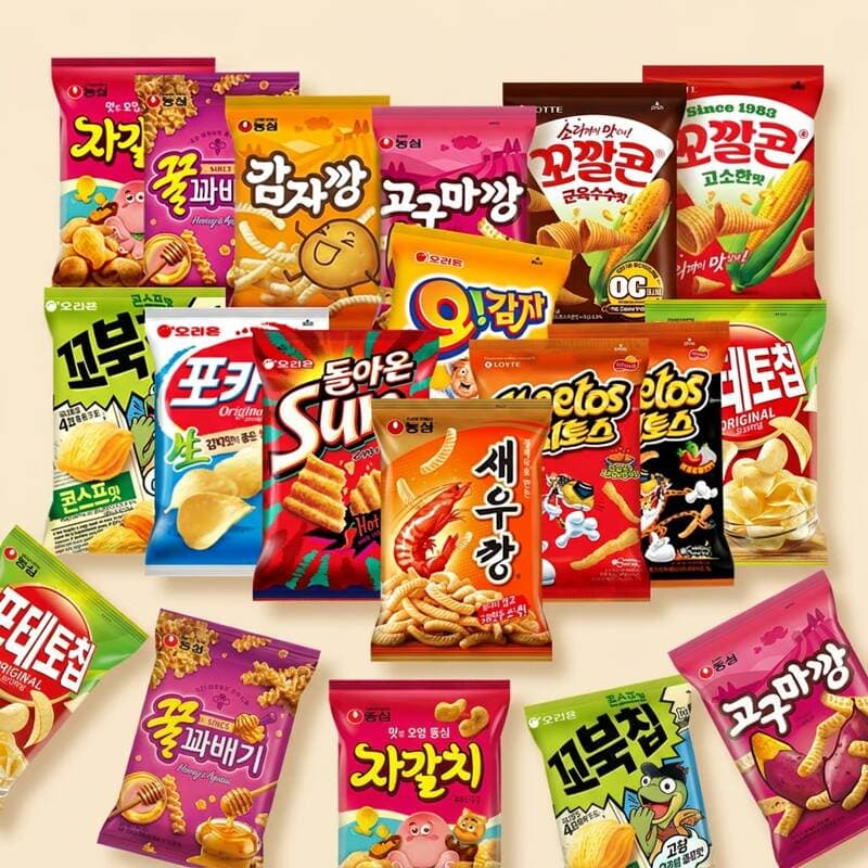 인기 스낵 14종 세트 1박스