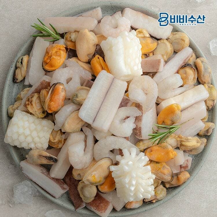 비비수산 냉동 해물모둠 600g 2개