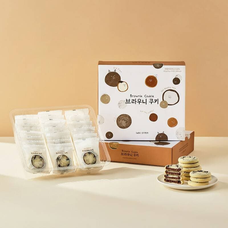 신라명과 브라우니 쿠키 세트 420g