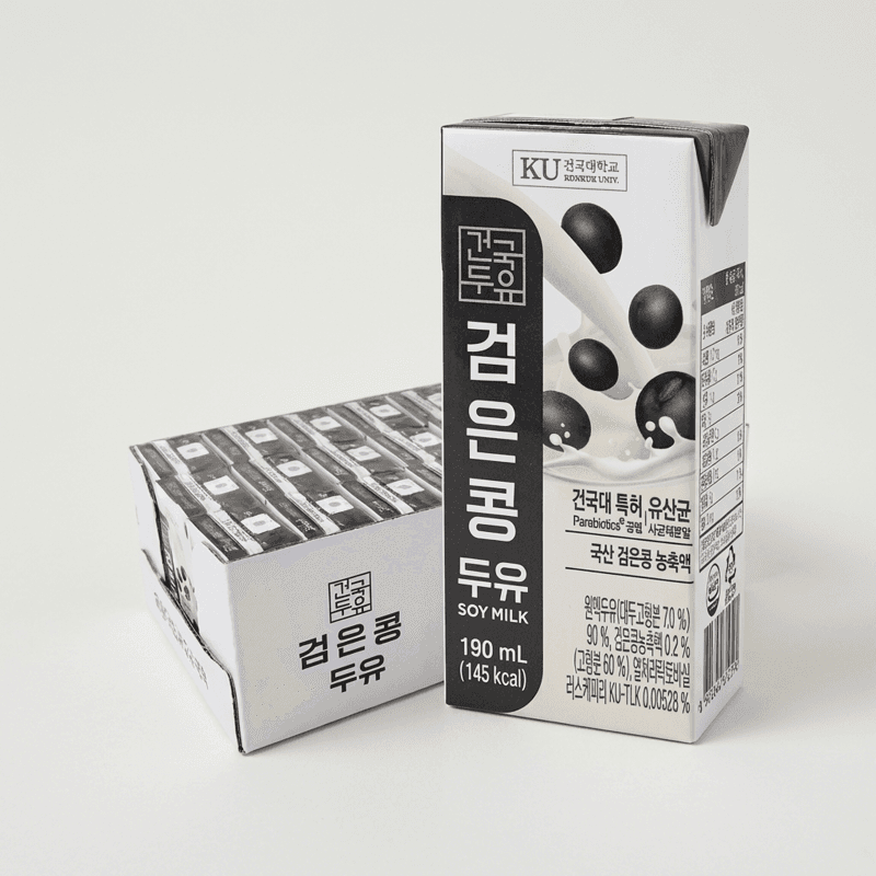 건국유업 검은콩 두유 190ml 24개