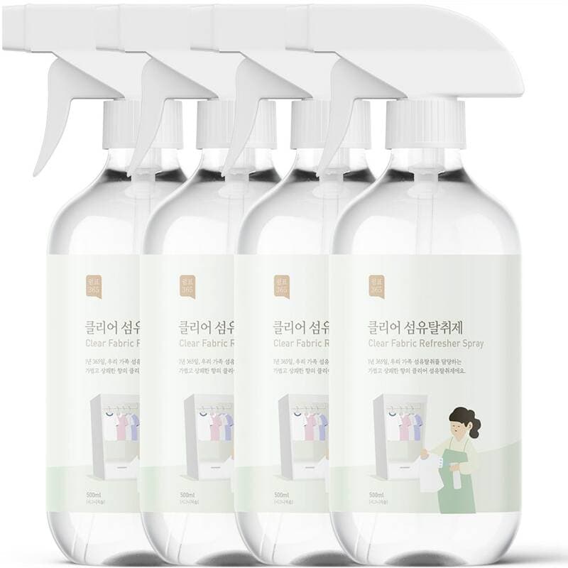 쉼표365 시그니처솝향 섬유탈취제 500ml 4개