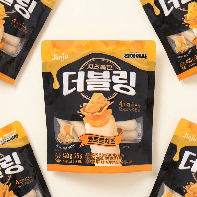 진주햄 천하장사 더블링 콰트로치즈 16개입 3개